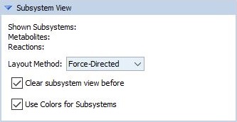 Image of subsystem view panel.